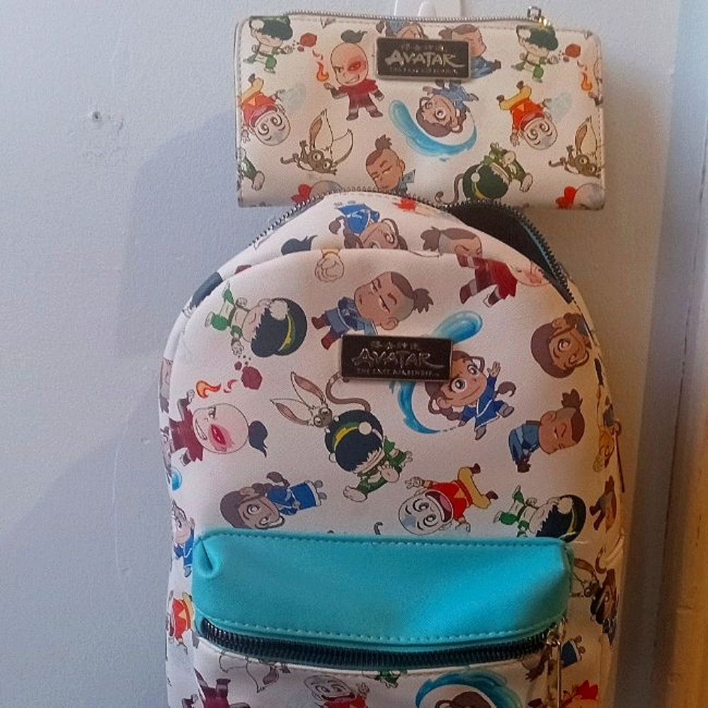 Avatar the Last Air-Bender Backpack and matching Wallet